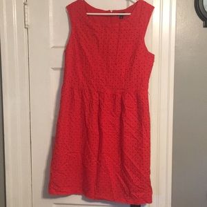Red cocktail dress